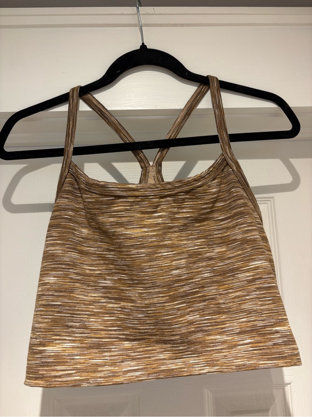 aerie Strappy Knit Camisole - Brown Heather